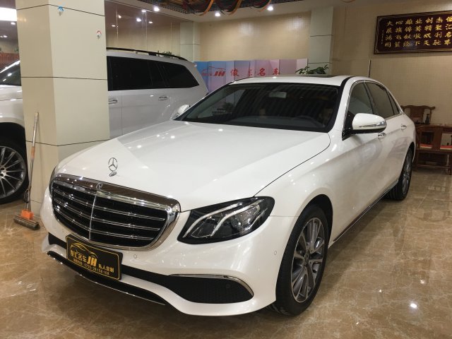 【图】奔驰E200L 18款 四驱 白46.50万